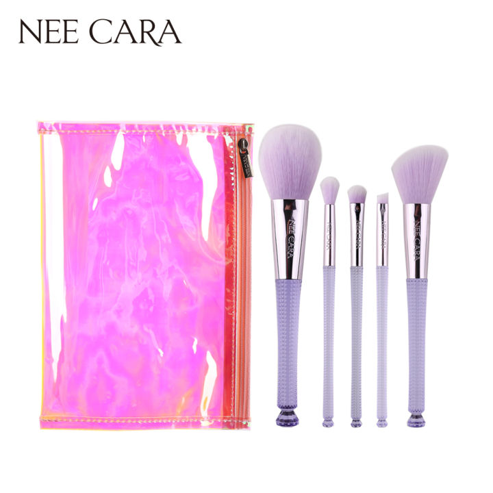 nee-cara-set-brush-5-piece-พร้อมกระเป๋า-ชุดแปรงแต่งหน้า-n828