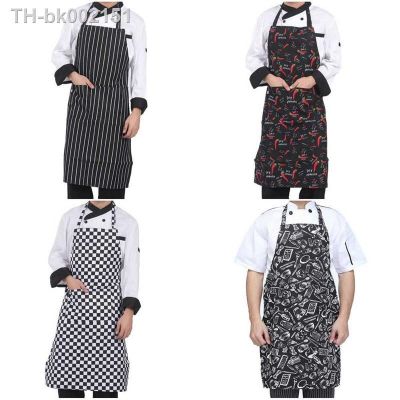 ✿ Waterproof Apron With Pocket Adjustable Cooking For Women Men Cleaning Aprons Clothes Oil-proof Chef Kitchen Apron Overalls