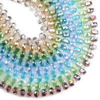 【CW】 JHNBY Austrian Beads Flat Round 8x6mm 50pcs Glass Loose Jewelry Making Accessories