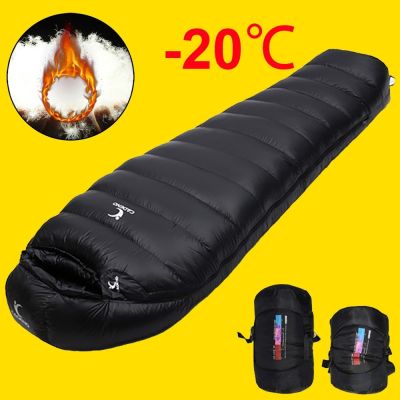 hot！【DT】✤☏  Outdoor Camping Down Sleeping Adult Suitable Travel Hiking
