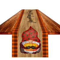 【NEW】【Penghantaran Privasi Tinggi】 New Innovative Thanksgiving Decorative Table Runner Linen Durable Table Mat Solid Exclusive for Cross-Border Dining Table Cushion