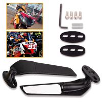 For Yamaha YZF R25 R15 R6s V2 V3 R1 Wind Wing Adjustable Rotating Rearview Mirror Side 2PCS Modified Motorcycle Mirrors