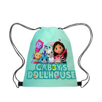 กระเป๋าเป้สะพายหลัง3D Oxford Cloth S Dollhouse School Bag Backpack Drawstring Pocket For Primary And Secondary School Students