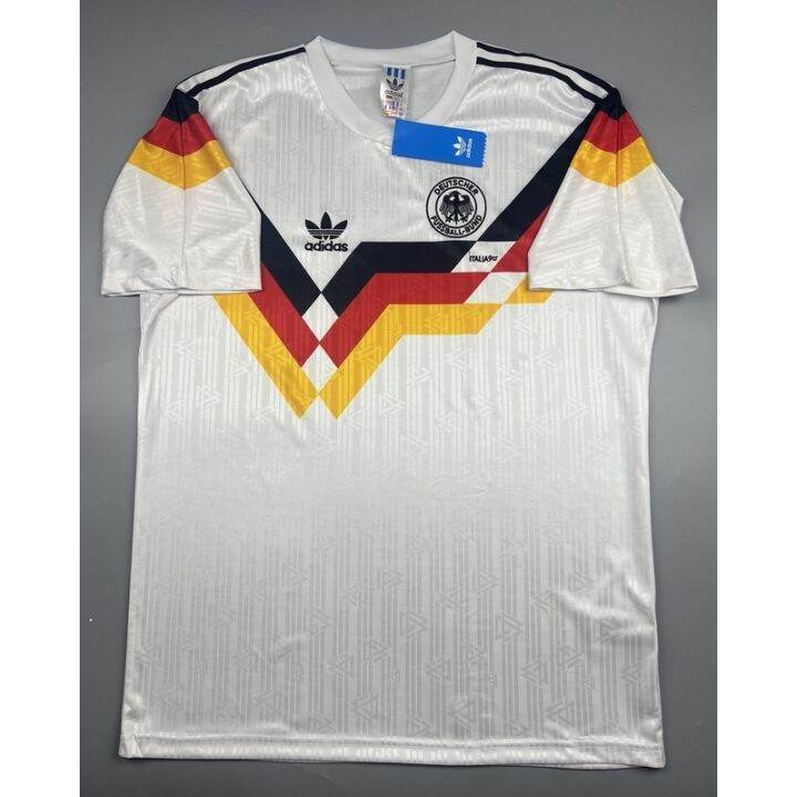 เสื้อบอล-ย้อนยุค-ทีมชาติ-เยอรมัน-1990-เหย้า-retro-germany-home-แชมป์บอลโลก-world-cup-champions-เรโทร-คลาสสิค