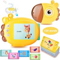 Giraffe Flash Card Reader Sight Words Language Games Learning English Russian Machine Kids Early Education Toy for Toddlers Gift Flash Cards Flash Car