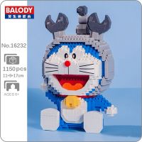 Balody 16232 Zodiac Anime Doraemon Scorpio Cat Robot Animal Pet DIY Mini Diamond Blocks Bricks Building Toy for Children no Box