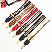 3.8Cm Striped Shoulder Belt for Bag Womens Bag Straps Adjustable Nylon Handbag Strap Accessories