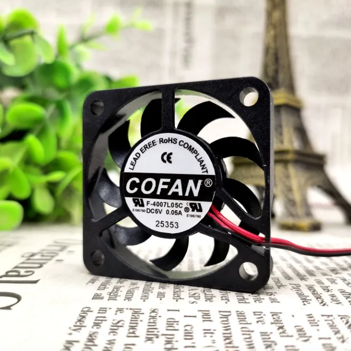 Brand new original COFAN F4007L05C 4007 5V 0.05A 4CM/cm Ultrathin and