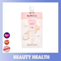 Merrezca dewy skin makeup base SPF 50/PA+++ 4 in 1 เบส รองพื้น ไพรเมอร์ บำรุง ในซองเดียว เนื้อครีมปรับตามสีผิว (5 ml. x 1 ซอง)