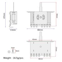 ；。‘【 5 Way Pickup Selector Switch With  Tip For Stratocaster Electirc Guitars