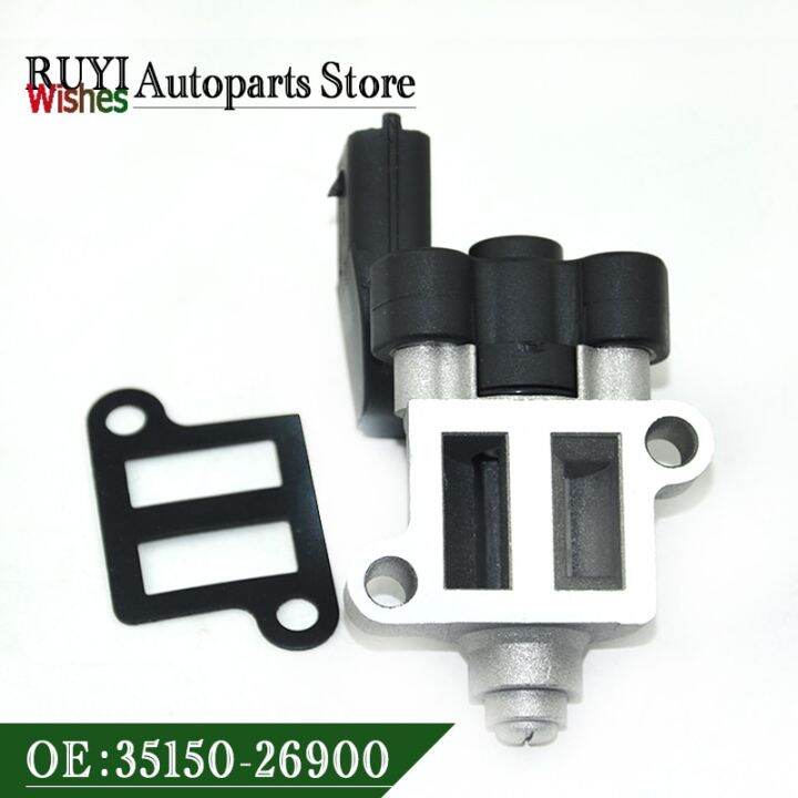 วาล์วควบคุมอากาศว่างใหม่35150-26900-35150-2b000สำหรับ-hyundai-elantra-kia-tucson-spectra-2003-2010-35150-23700-35150-03000