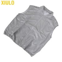 Xiulo Cooling Fan Vest for Men Women Sleeveless Air Conditioned Clothes with 2 Brushless Summer Hot Weather Working Fishing Hiking Grey vb