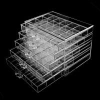 Nail Jewelry Storage Box 5 Layers Jewelry Box 120 Grids Diamond Box Jewelry Storage Box DrawerS Box Transparent