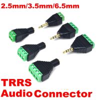 ❣✈► Earphone Audio Jack 2.5mm/3.5mm/6.35mm Connector Stereo Adapter RCA Mono Channel to Screw Terminal Audio Mono Channel Plug