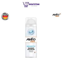 โฟมโกนหนวดสำหรับผิวแพ้ง่าย AVEO MEN Sensitive Shaving Foam 300 ml