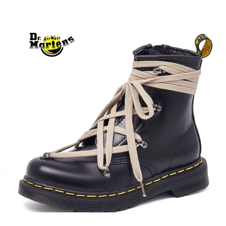 Doc Dr. Martens 1460 RO Cross Strap Short Martin Boots Original Footwear  British Biker Boots Couple Model Work Shoes for Women | Lazada