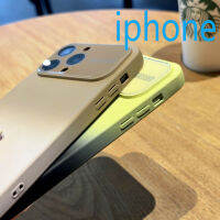 สำหรับ iPhone 15/14 /13/12 Plus 15/14 /13/12 Pro Max สีชนกันกระจกหน้าต่างบานใหญ่ซิลิโคนเหลวไล่ระดับสีกรณีโทรศัพท์