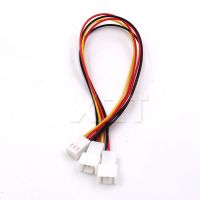 ☾☈ 3Pin 2in 1 Wire Female to 2 Male Terminal Y Cable Splitter Power Supply Extension Cable for PC Fan cooling CPU GPU Cooler