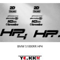 For BMW S1000RR HP4 Sticker Decal Lower Fairing Lower Shell Sticker Sponsorship Sticker Decal Racing car