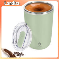 350ml Portable Travel Coffee Cup 304 Stainless Steel Electric Stirring Mug For Coffee Powder Milk Tea