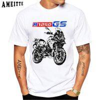 Drive The Classic Adventure Motorcycle R 1250 GS Print T-Shirt New Men Short Sleeve Moto Sport White Casual Top Hip Hop Boy Tees