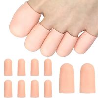 【CW】▫  10pcs/5Pairs Silicone Toe Cap Protector Cover Thumb Sleeve Corn Blisters Pain Gel Tube Bunion Correction Foot