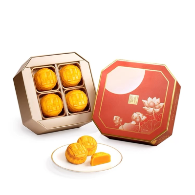 【XBYDZSW】【Fast delivery and good quality】中国香港半岛迷你奶黄月饼8颗装中秋礼盒半岛月饼China Hong Kong Peninsula Mini Milk Yellow Moon Cake 8 Mid-Autumn Festival Gift Box Peninsula Moon Cake
