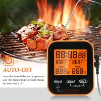 ☬ Digital Food Thermometer Timer Wireless Meat Temperature Probe Thermomter Oven Thermometer for Grill Barbecue Kitchen Cooking