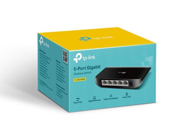 tp-link-sg1005d-5-port-gigabit-desktop-unmanaged-gigabit-switch-ของแท้-ประกันศูนย์-lifetime-warranty