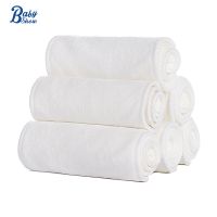 【CC】 Babyshow 1Pcs Microfiber Diaper Insert Reusable Absorbency Washable No Fluorescence Infant Nappies 13.5x35cm /4 Layers