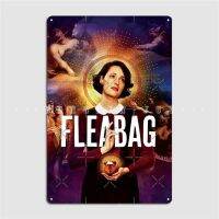 Fleabag โปสเตอร์โลหะติดผนังผับอุปกรณ์ตกแต่งห้องครัวโปสเตอร์ดีบุกเครื่องตกแต่งฝาผนัง