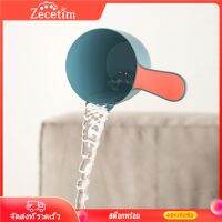 Zecetim 3pcs Water Bath Bath Ladle พลาสติกฝักบัวอาบน้ำน้ำอ่างน้ำตักห้องน้ำห้องน้ำถ้วยตักถ้วย