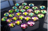 100pcs 12mm Round multi-coloremm sew on Arcyl crystal rhinestone flatback strass Diamond accessory gemstone loose beads