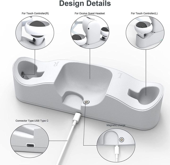 ขายดี-แท่นชาร์จหูฟังและคอนโทรลเลอร์สำหรับ-oculus-quest-2แท่นชาร์จสำหรับ-meta-quest-2คอนโทรลเลอร์แบบสัมผัสและหูฟัง-vr