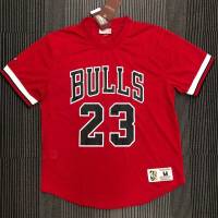 เสื้อกีฬาบาสเก็ตบอลแขนสั้น ลาย NBA Jersey ChicagoBulls Jordan พลัสไซซ์ สไตล์คลาสสิก