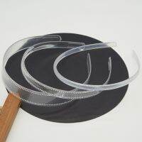 【YF】 20PCS 12mm 8mmTeethed Clear Plastic Hair Headband Non-slip Hairbands For Girls Accessories Plain Hoops Wholesales