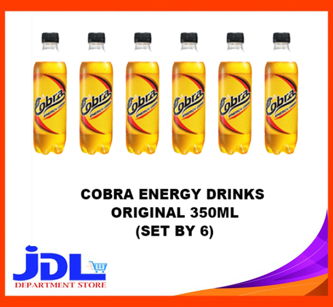 Jdl Cobra Energy Drink Original Orange 350ml Set By 6 Lazada Ph