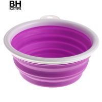 Portable Collapsible Folding Travel Feeding Bowl Dog Cat Water Dish Feeder