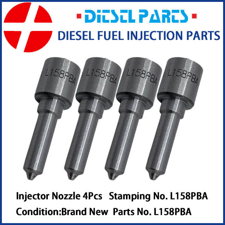 4Pack Diesel Engine Injector Nozzle L158PBA PTypes Nozzle Fuel