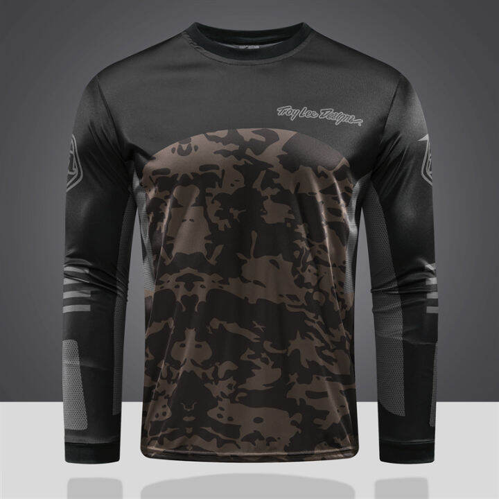 Motor Shirt Long Sleeve For Men Dry Fit Cycling Bike Jersey Bikers Motorcycle Full Set 27168 I3729861972