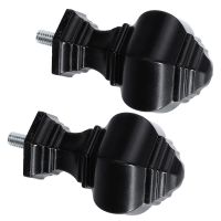 【LZ】❍  Roman Rod Acessórios Cortina Decorativa Pole End Decoração Cabeça Criativa ABS Final 2 Pcs