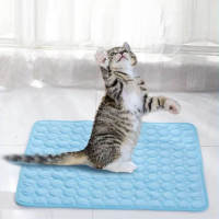 Pet Cooling Mat ระบายความร้อนแผ่นระบายอากาศสัตว์เลี้ยงแฟชั่นสบายสบายสำหรับฤดูร้อน