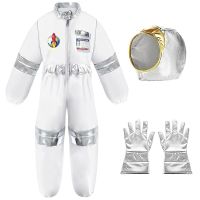 Christmas Game Astronaut Cosplay Costume Role-Playing Halloween Carnival Full Dressing Ball Kids Rocket Space Suit Birthday Gift