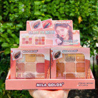 Eyeshadow MILA COLOR no.MC-5069 อายแชโดว์ พาเลท มิลา คัลเลอร์ พาเลท ตกแต่งดวงตา ตาสวย น่ามอง สีสวยติดทนทั้งวัน