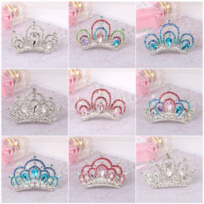 Xinyi3 เด็ก Headwear น่ารัก Princess Crowns Hairband Headdress เด็ก Tiara Headband อุปกรณ์เสริม Headdress สำหรับสาว Brithday