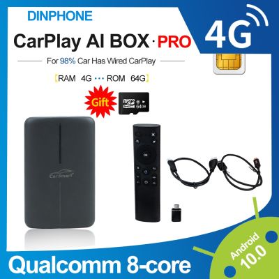 4g LTE Carplay Mini Ai Box อัพเกรดไร้สาย Android กล่องอัจฉริยะ Car Play Netflix สําหรับ Haval H6 VW Kia Toyota Mazda Fiat Ford