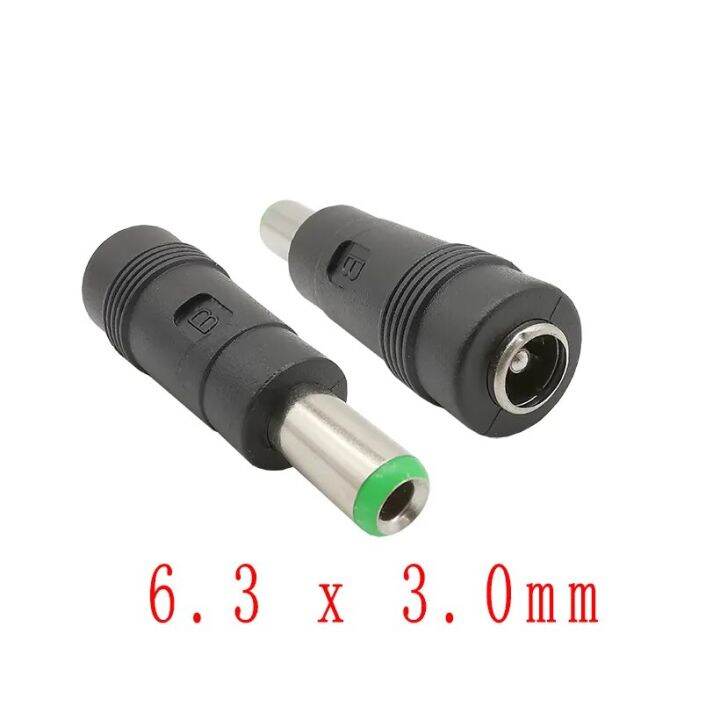 10PCS DC Power Adapter Connector Kit - 5.5x2.1mm To Multiple Sizes Conversion Set