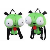 Yonggry Alien Invader Zim Zill ของเล่นยัดไส้สำหรับสุนัขยัดไส้3d เอเลี่ยนบุก Zim กระเป๋าเป้สะพายหลังสนุกการ์ตูนของขวัญคริสต์มาส