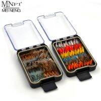 【hot】♠๑ MNFT 40/54/72/120Pc Dry Wet Flies Nymph Set Fly Fishing Trout Grayling Panfish Carp Artificial Bait