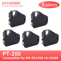 PT-200BK MK2000 MK-RS100B 3604B001สายเคเบิล ID เครื่องพิมพ์ MK2600 5PK MK1500 MK1100 Mark 1 Pro หมึกเครื่องพิมพ์ดีดริบบิ้น